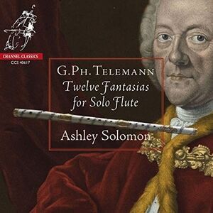 Telemann / Solomon,Ashley - Telemann: 12 Fantasias For Solo Flute  COMPACT